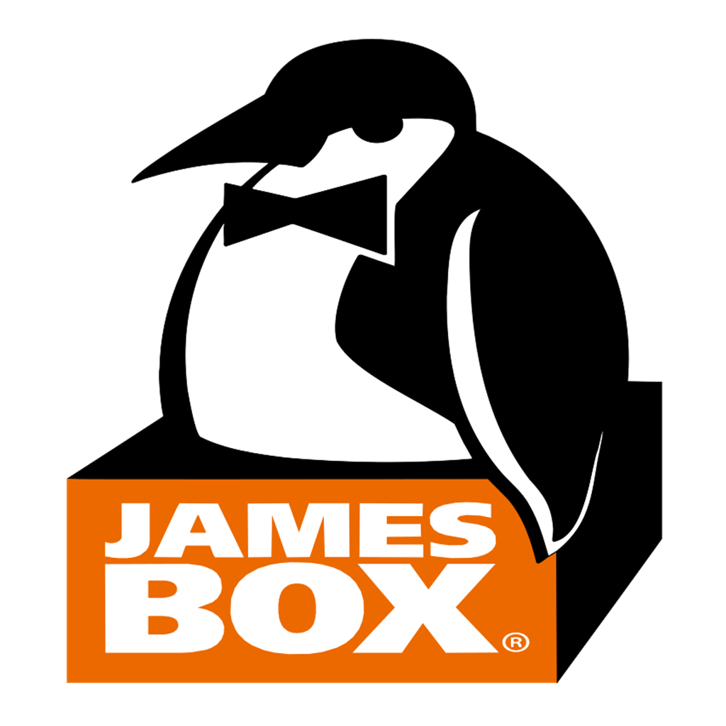 James Box beeldmerk, vierkant, als PNG