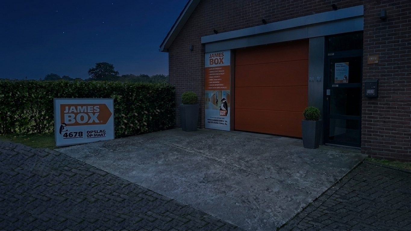 James Box vestiging Arnhem in de nacht