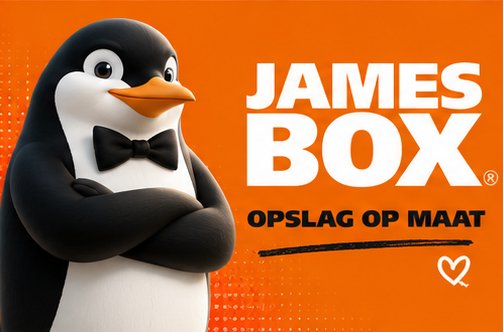 James, de trotse pingu&iuml;n van James Box