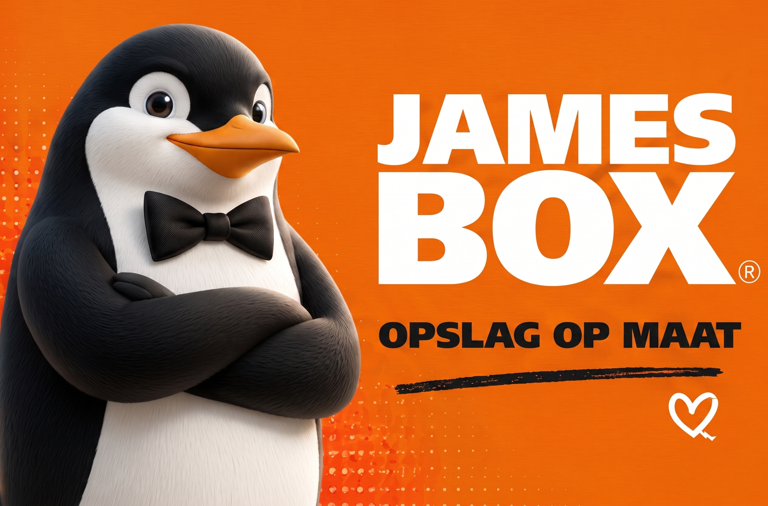 James, de trotse pinguïn van James Box